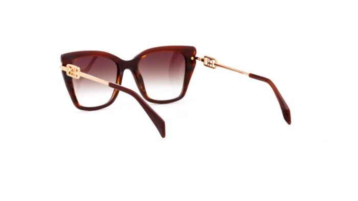 Ana Hickmann AH9414 E02 Burgundy Gold - Image 3
