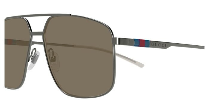 Gucci GG1676S Gunmetal 003 60 14 - Image 3