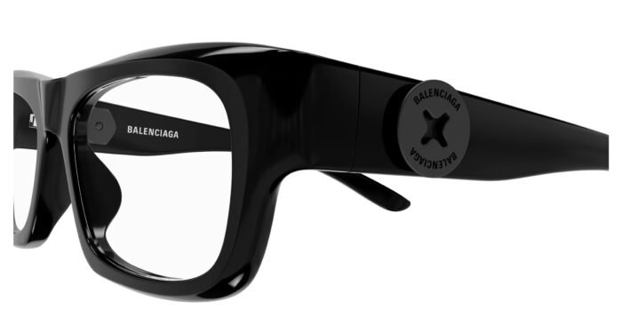 Balenciaga BB0410O 54-17 001 Black - Image 3