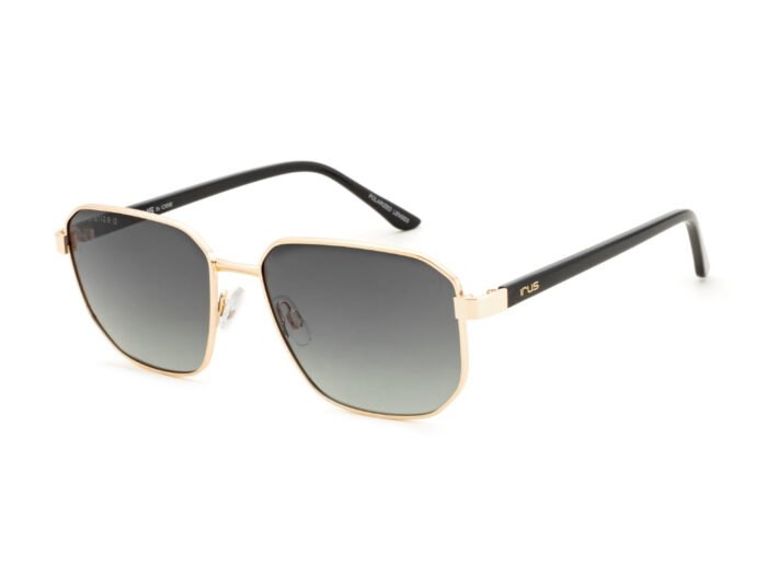 Irus S1382 Gold Black Polarized C3P 56-16