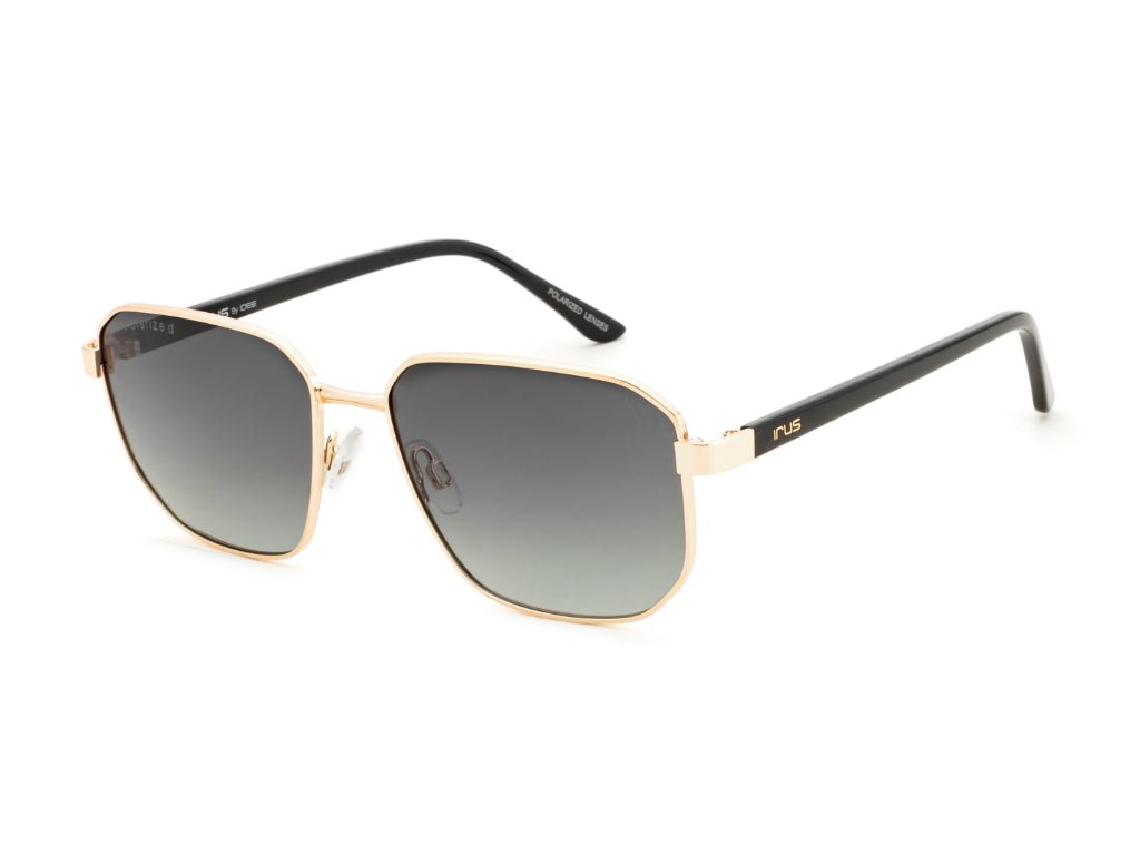 Irus S1382 Gold Black Polarized C3P 56-16