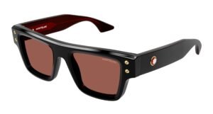 MontBlanc MB0253S Black Red 008 52 21