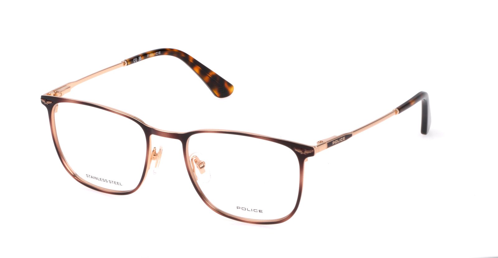 POLICE VPLG68 CL-0320 TORTOISE