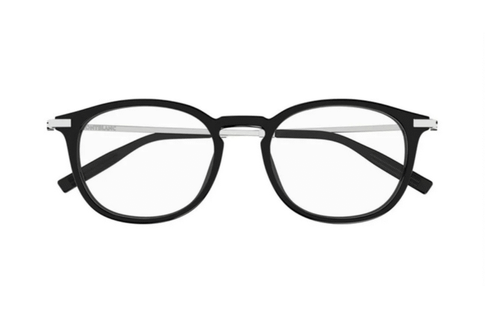 MontBlanc MB0375OA Black Silver 001 53 19 - Image 2
