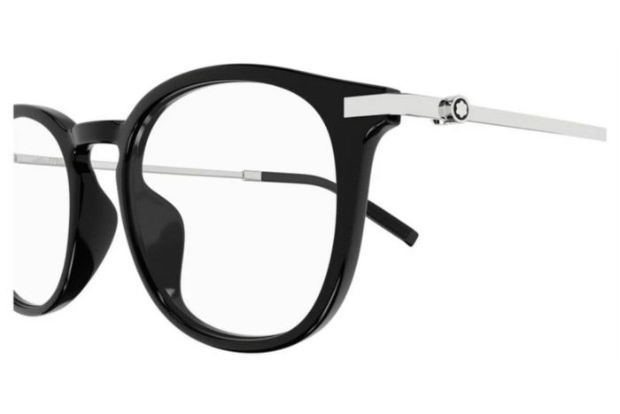 MontBlanc MB0375OA Black Silver 001 53 19 - Image 3
