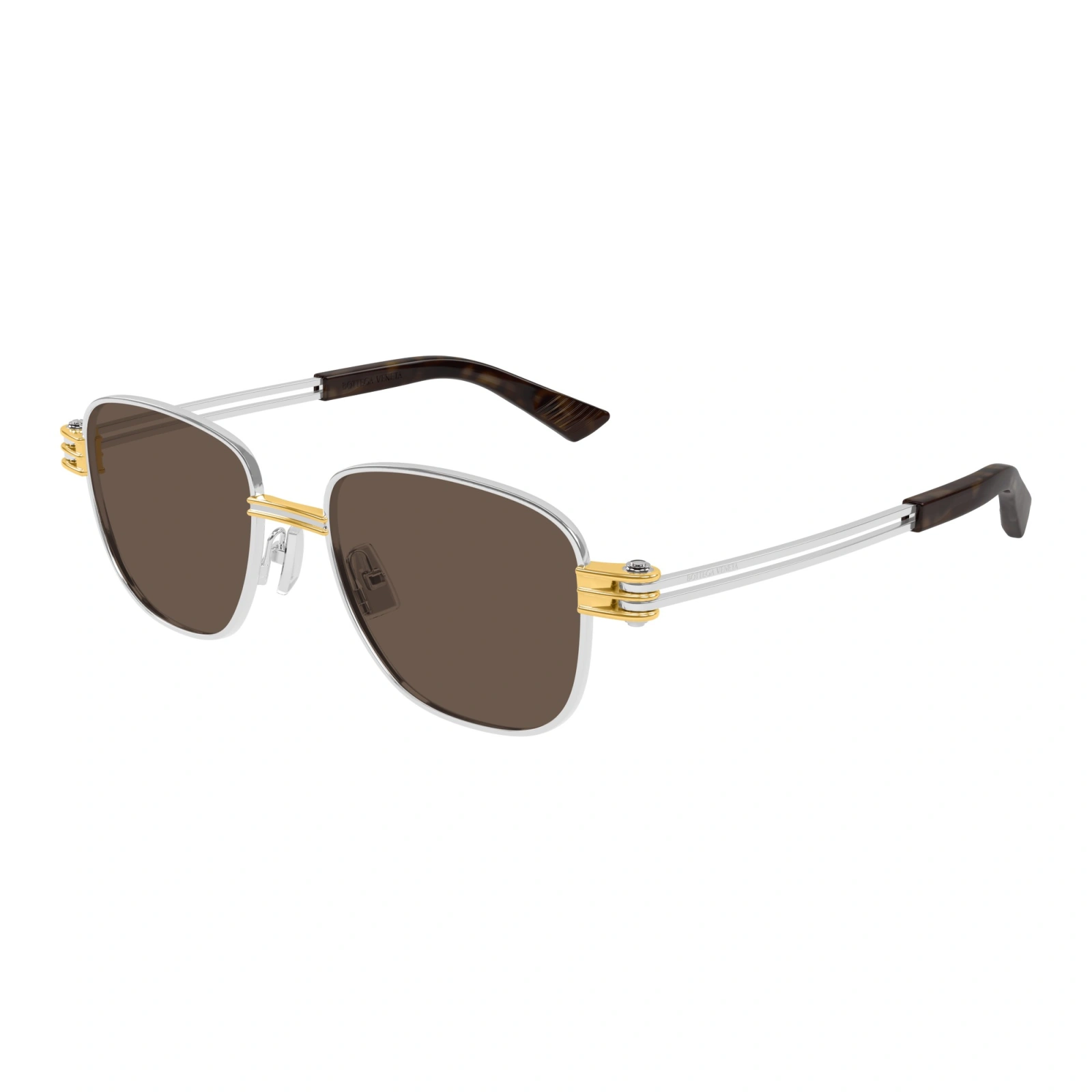 Bottega Veneta BV1380S 51-18 001 Silver Gold