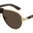 Cartier CT0495S Wood Gold Brown 004 59 18