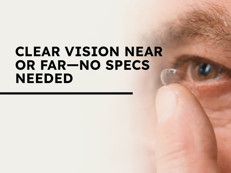 Multifocal contract lenses