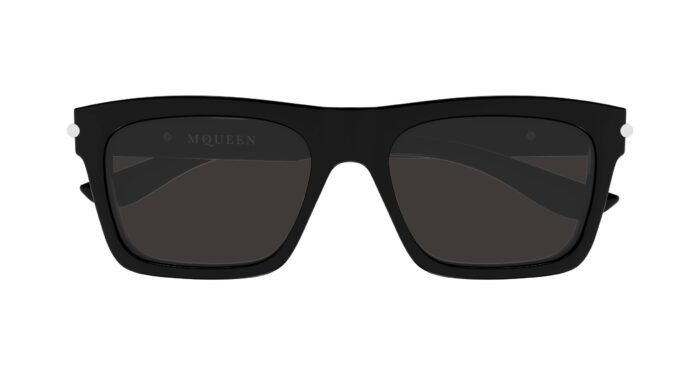Alexander McQueen AM0495S 55-18 001 Black - Image 2