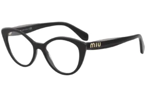 MIU MIU VMU 01R 140 K9T-101 BLACK 52 18